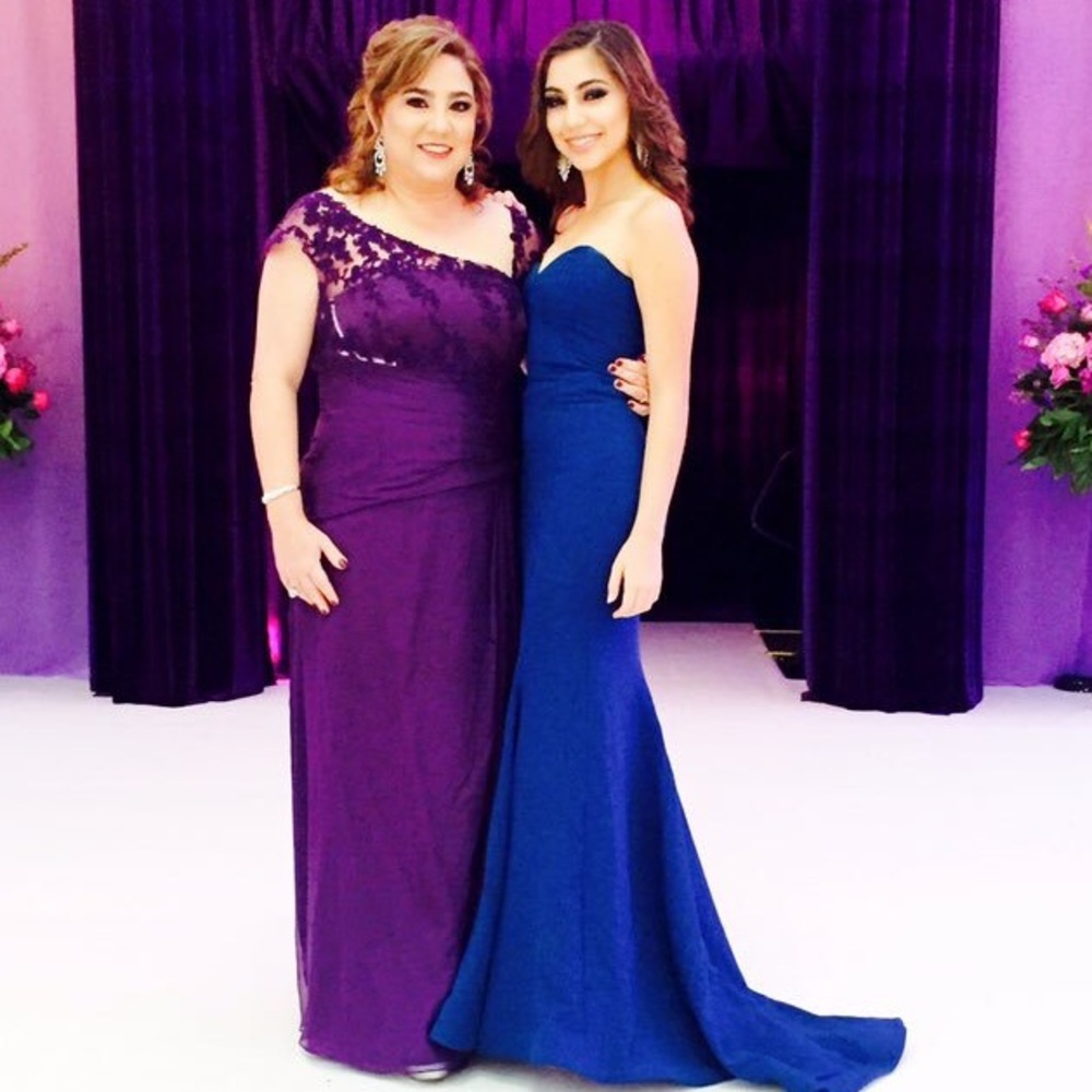 BLUE PROM DRESS